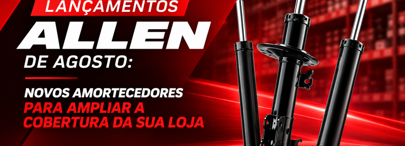 amortecedores Allen, lançamentos Allen, amortecedores automotivos, novos amortecedores, aplicações Allen, suspensão automotiva, peças de reposição, mercado de reposição automotiva, aftermarket automotivo, autopeças, amortecedores para picapes, amortecedores para utilitários, Chevrolet Nova Montana, Peugeot Boxer, Citroën Jumper, Ram Rampage, Chevrolet Trail, Ford Ka Freestyle, Portal ISAPA